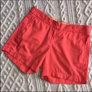 J Crew Salmon Chino Shorts - EUC- Sz 2